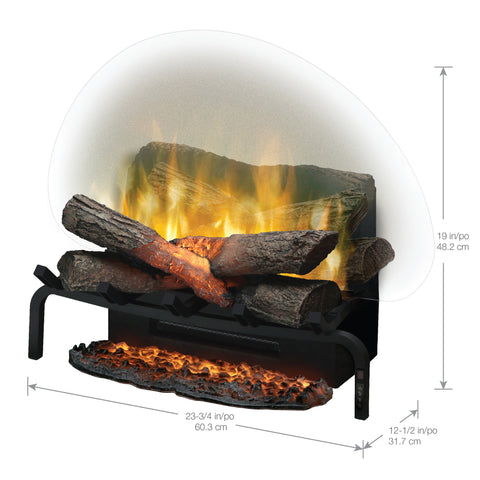 Image of Dimplex Revillusion® 20" Electric Fireplace Log Set - RLG20