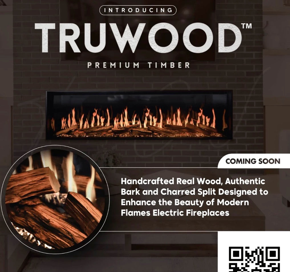 Modern Flames Orion Slim 52" Virtual Fireplace | Built-In Or Wall Mounted | Single Sided | OR52-SLIM