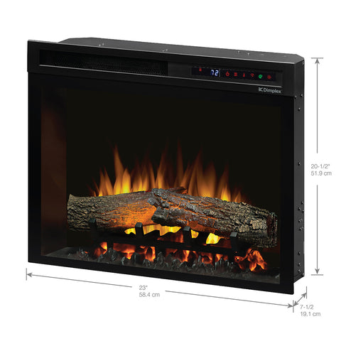 Image of Dimplex Nova XHD Plug-In 23" Electric Firebox with Logs - Realogs | XHD23L
