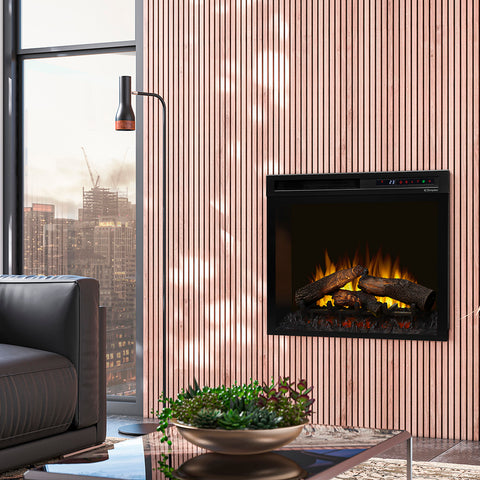 Image of Dimplex Nova XHD Plug-In 28" Electric Firebox with Logs - Realogs | XHD28L