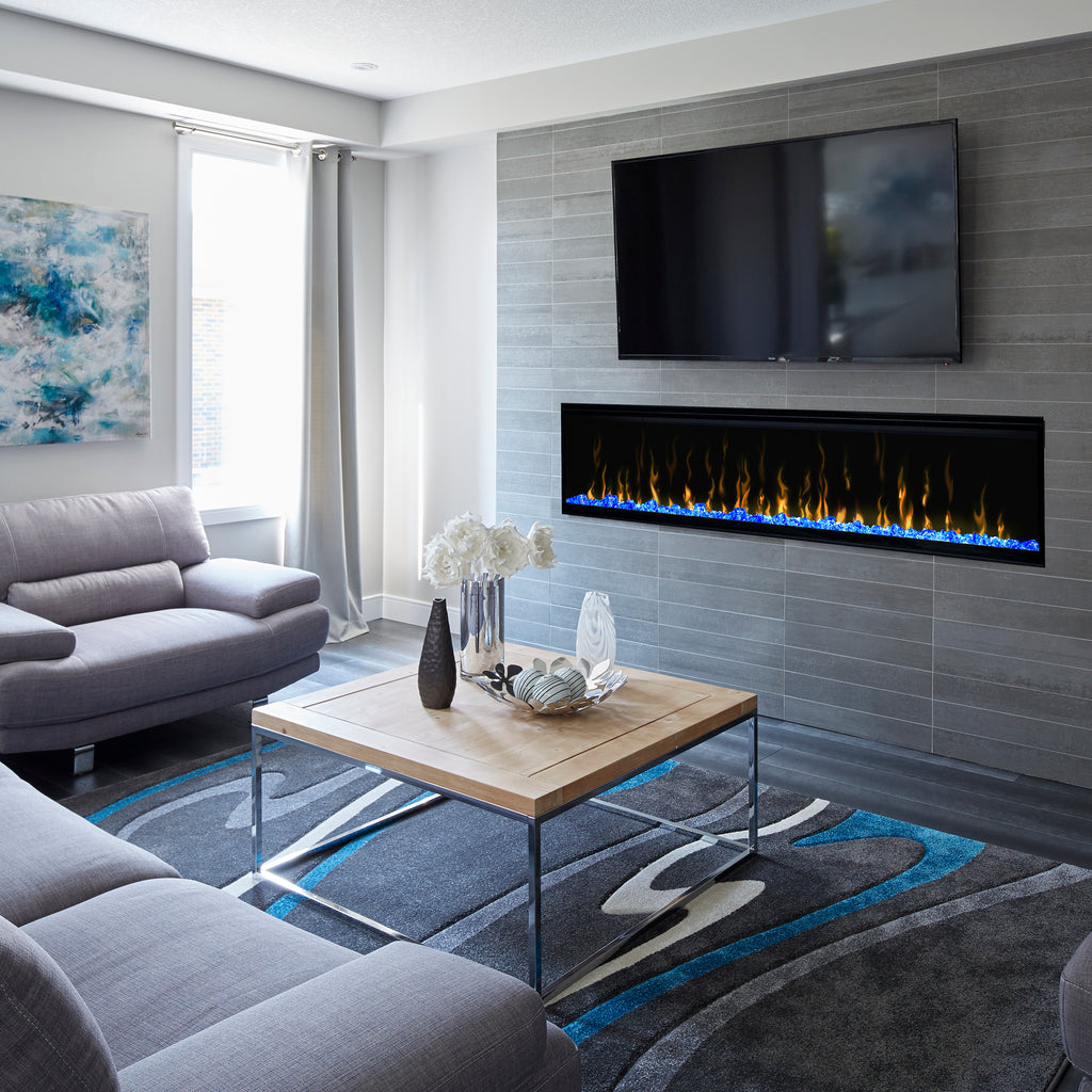 Dimplex Ignite XL 74" Built In | Wall Mount Linear Electric Fireplace | XLF74