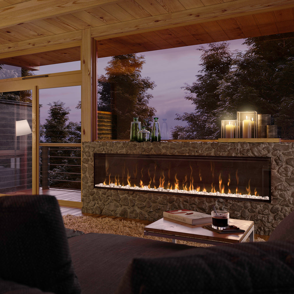 Dimplex Ignite XL 74" Built In | Wall Mount Linear Electric Fireplace | XLF74