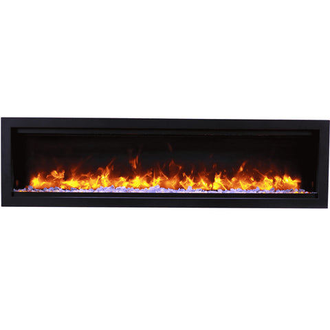 Image of Amantii 34" Symmetry Lumina Electric Fireplace | SYM-34-LUMINA