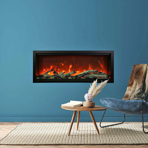Image of Amantii 50" Symmetry Bespoke Xtra Tall Electric Fireplace | SYM-50-XT BESPOKE