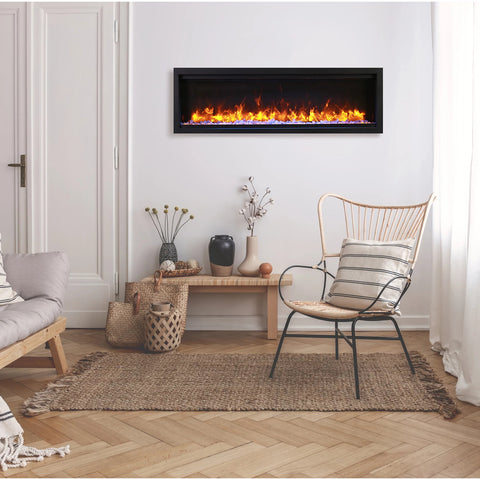 Image of Amantii 50" Symmetry Lumina Electric Fireplace | SYM-50-LUMINA