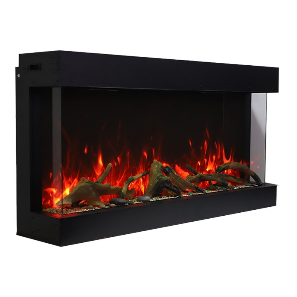 Amantii 72" Tru View XL XT 3 Sided Glass Electric Fireplace | 72-TRV-XL-XT