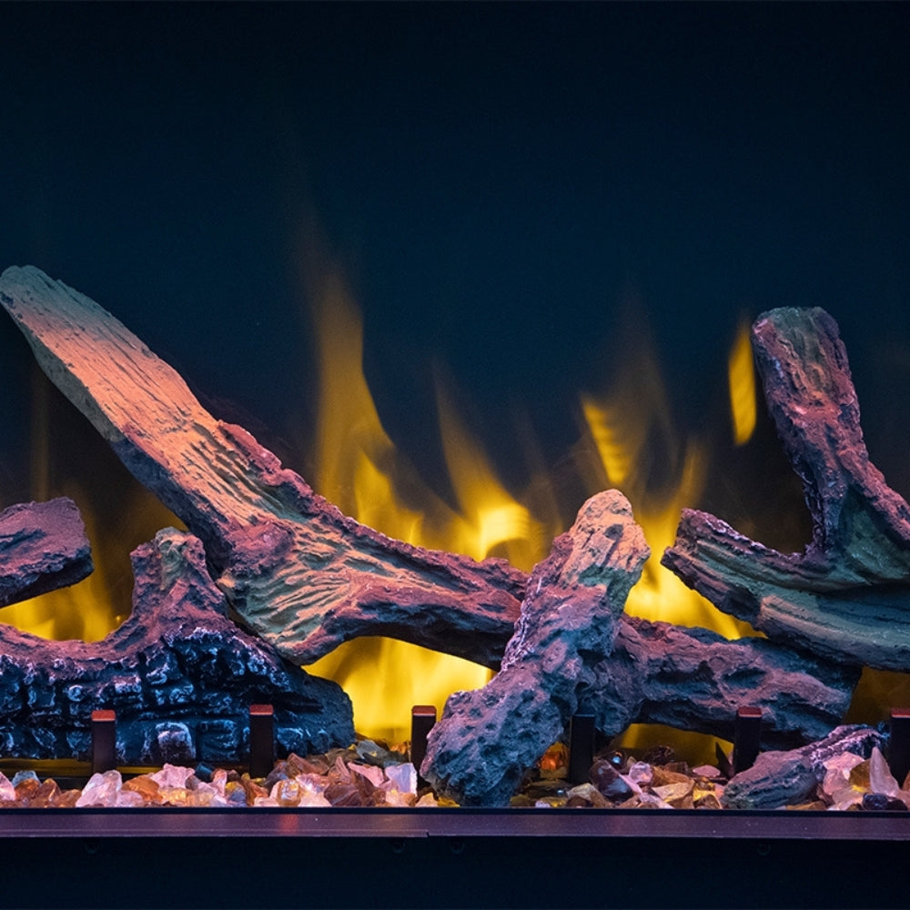 Amantii 72" Tru View XL XT 3 Sided Glass Electric Fireplace | 72-TRV-XL-XT