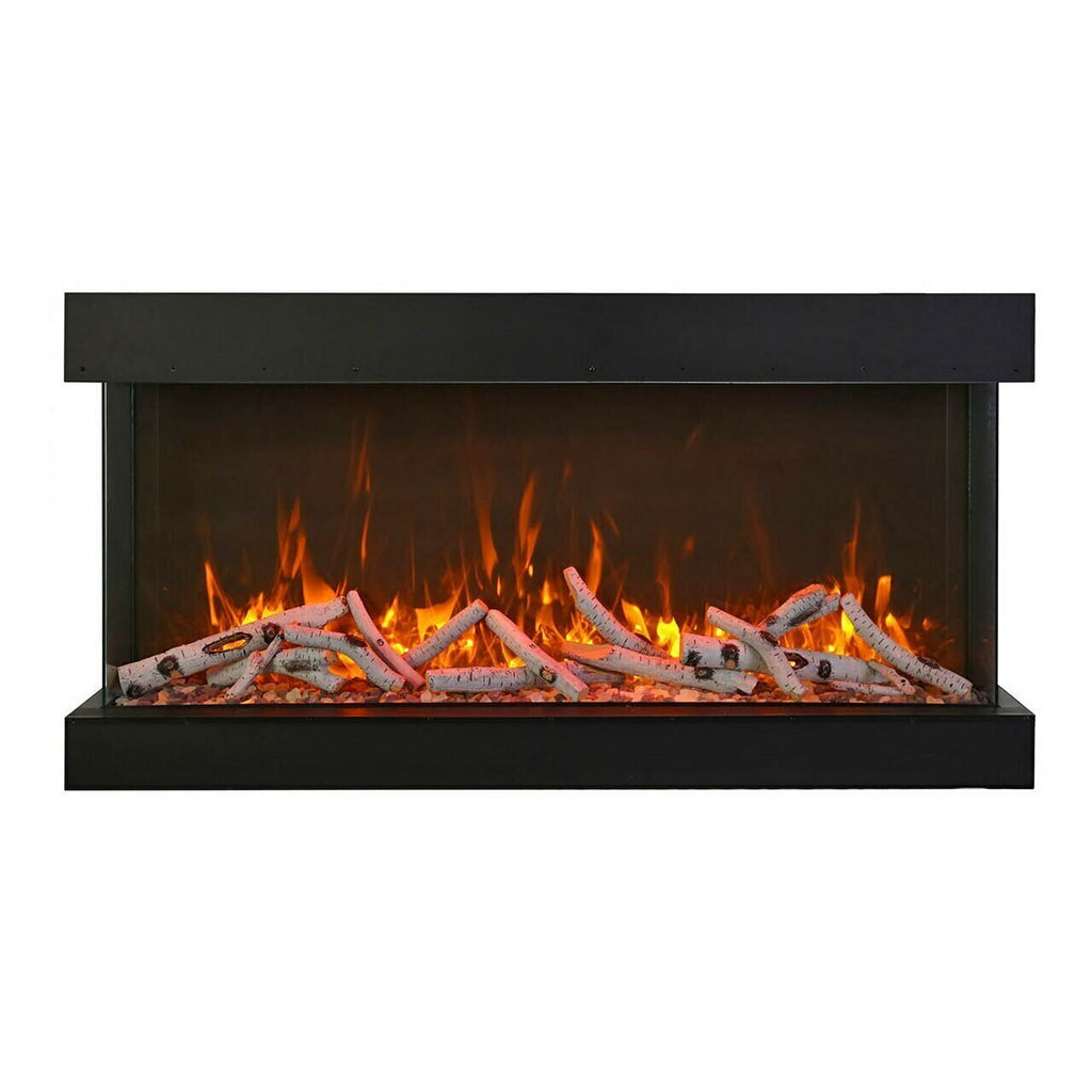 Amantii 88" Tru View XL XT 3 Sided Glass Electric Fireplace | 88-TRV-XL-XT
