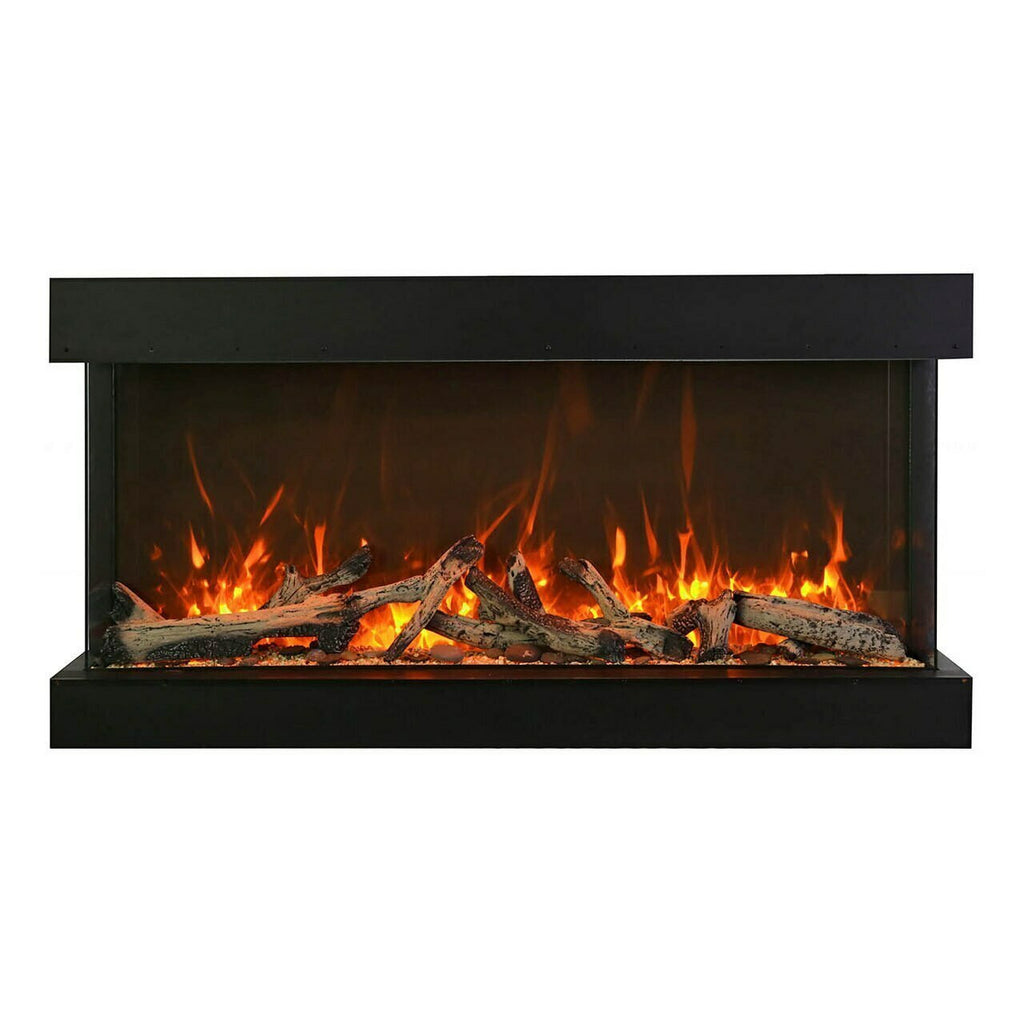 Amantii 88" Tru View XL XT 3 Sided Glass Electric Fireplace | 88-TRV-XL-XT