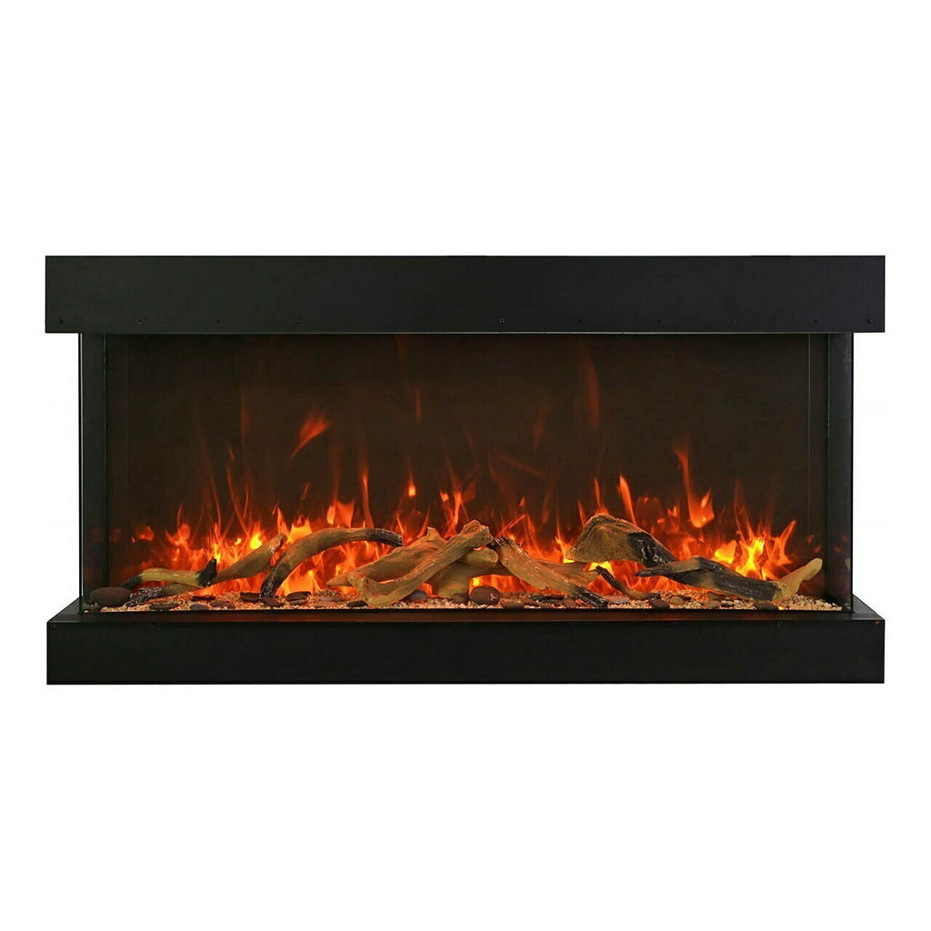 Amantii 88" Tru View XL XT 3 Sided Glass Electric Fireplace | 88-TRV-XL-XT