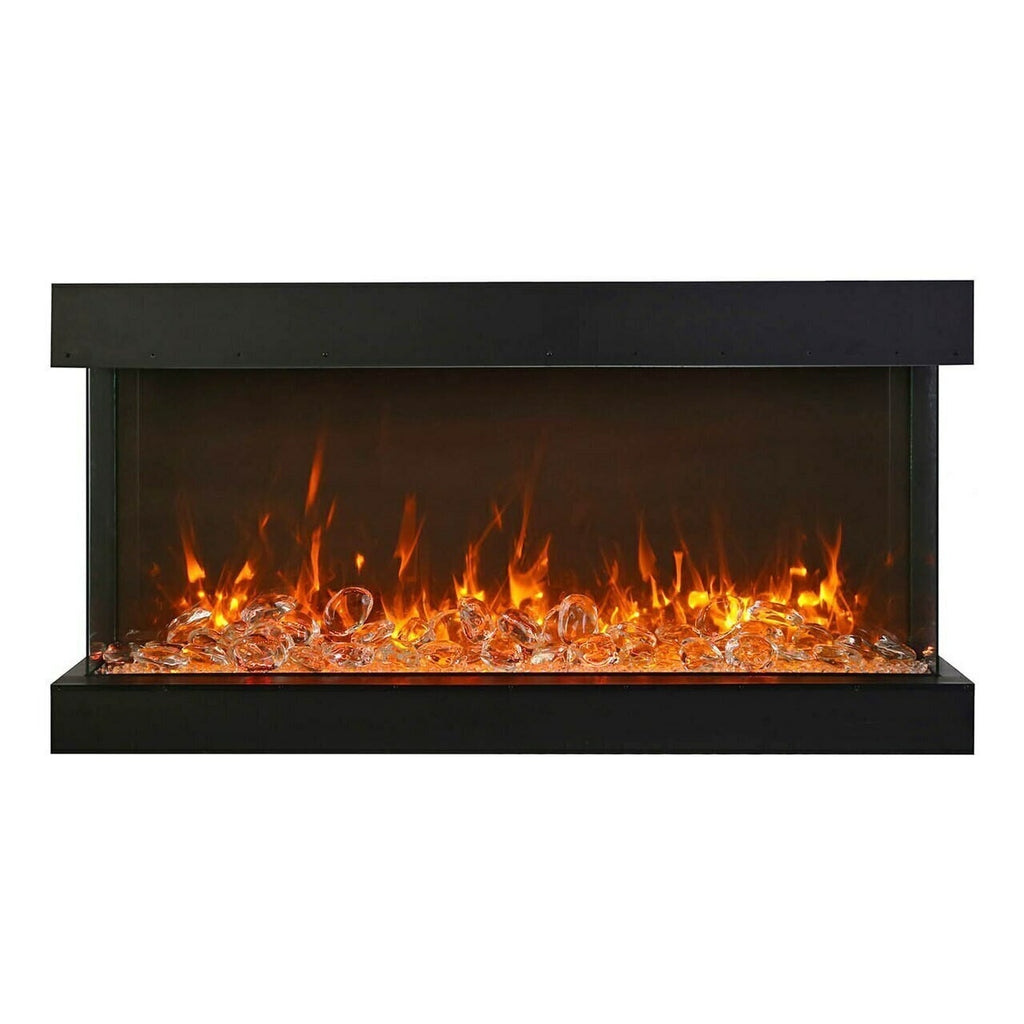 Amantii 88" Tru View XL XT 3 Sided Glass Electric Fireplace | 88-TRV-XL-XT