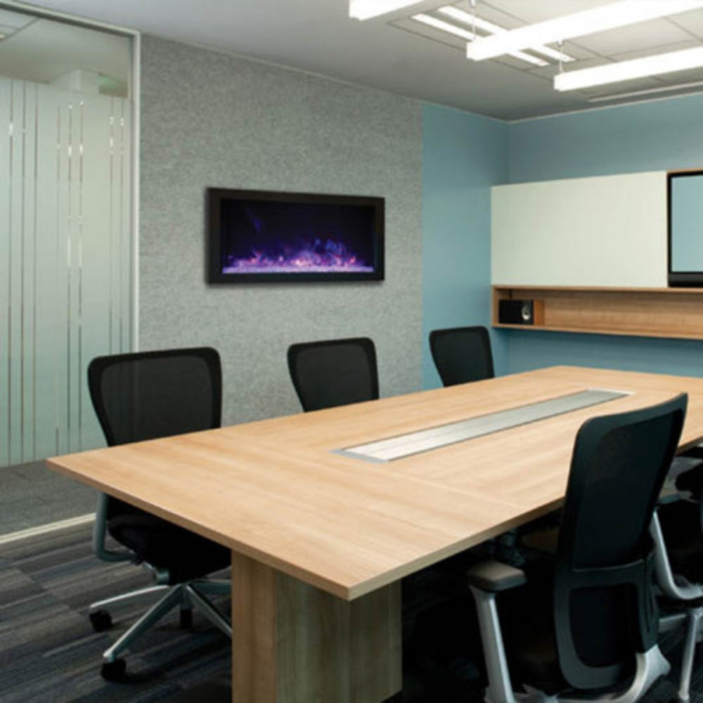 Amantii Panorama BI Series 30" Extra Slim Smart Electric Fireplace | BI-30-XTRASLIM