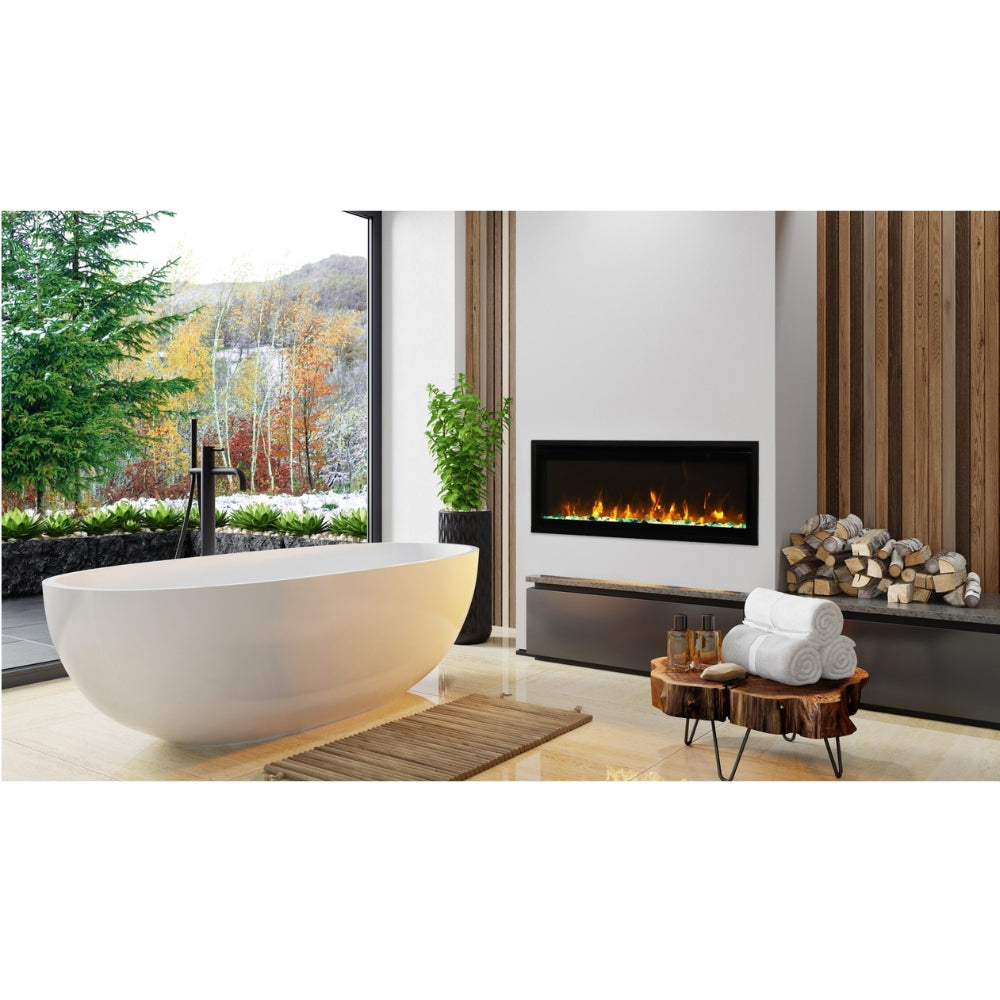 Amantii Panorama BI Series 50" Extra Slim Smart Electric Fireplace | BI-50-XTRASLIM