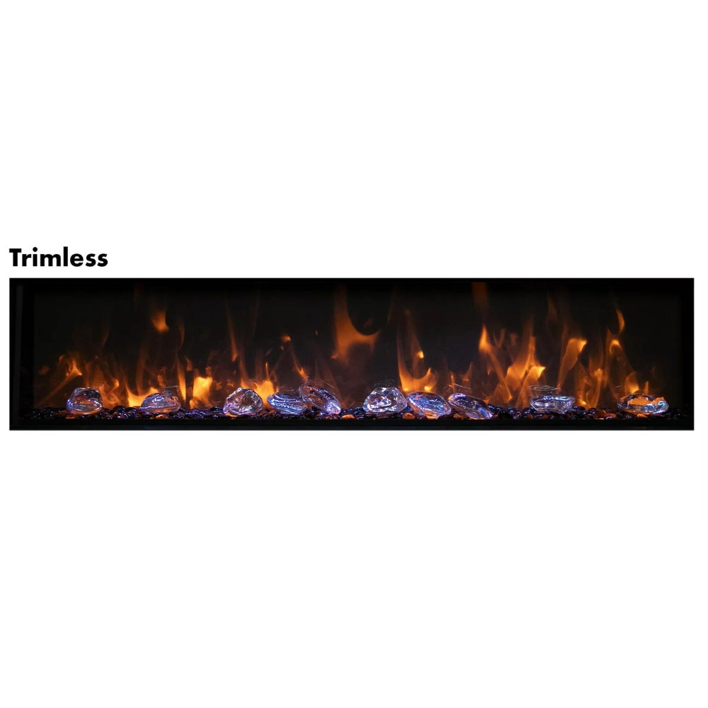 Amantii Panorama BI Series 60" Deep Smart Electric Fireplace | BI-60-DEEP-OD
