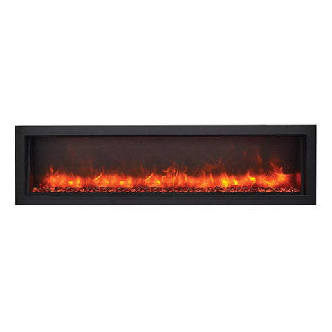 Image of Amantii Panorama BI Series 60" Deep Smart Electric Fireplace | BI-60-DEEP-OD