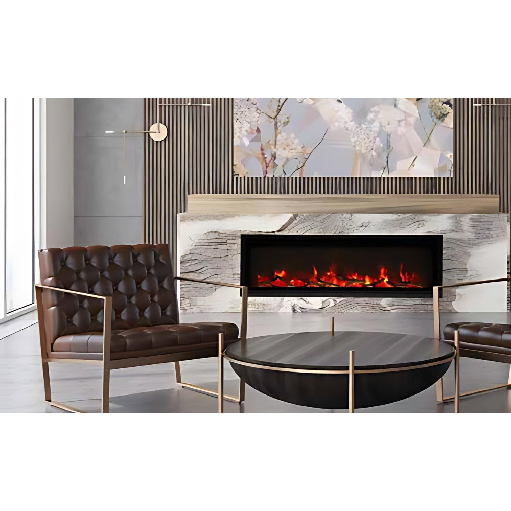 Amantii Panorama BI Series 60" Extra Slim Smart Electric Fireplace | BI-60-XTRASLIM
