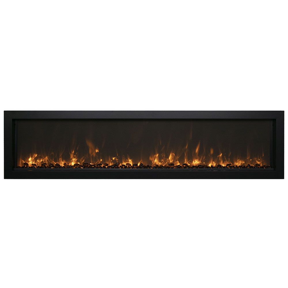 Amantii Panorama BI Series 60" Extra Slim Smart Electric Fireplace | BI-60-XTRASLIM