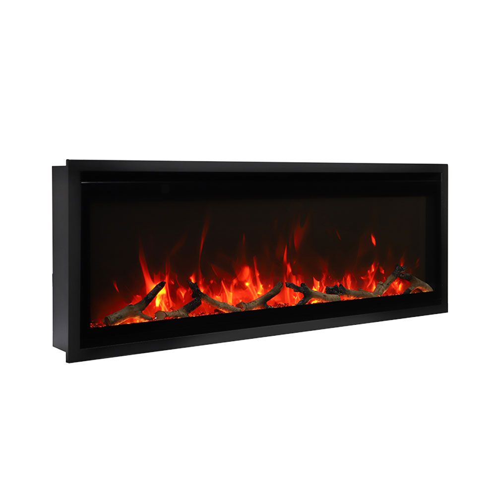 Amantii Panorama BI Series 60" Extra Slim Smart Electric Fireplace | BI-60-XTRASLIM