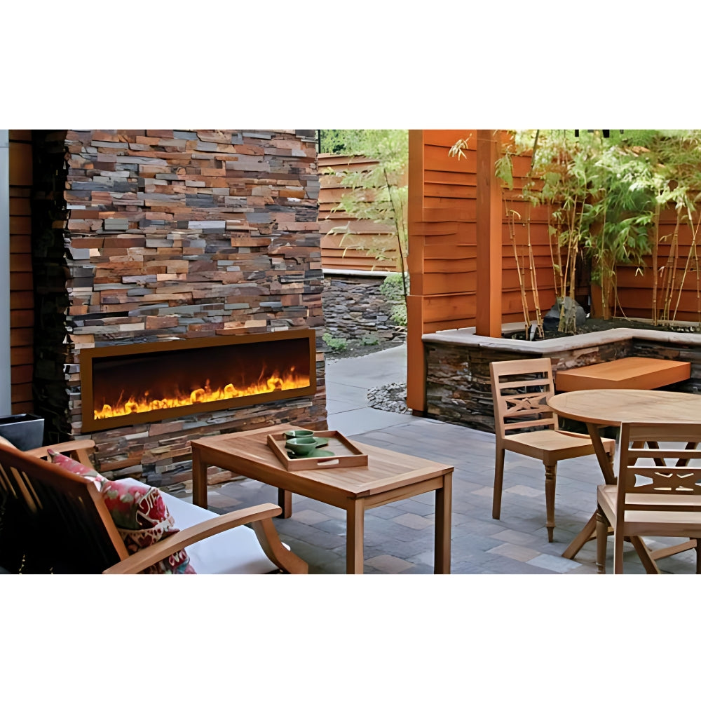 Amantii Panorama BI Series 72" Deep Smart Electric Fireplace | BI-72-DEEP-OD