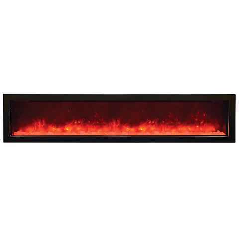 Image of Amantii Panorama BI Series 72" Slim Smart Electric Fireplace | BI-72-SLIM-OD