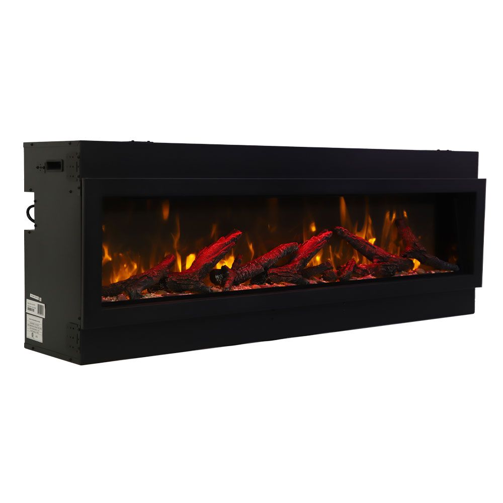 Amantii Panorama BI Series 88" Deep Smart Electric Fireplace | BI-88-DEEP-OD