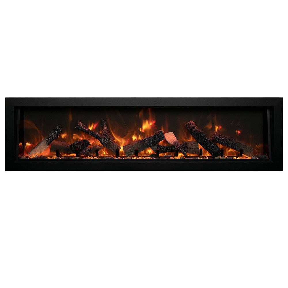 Amantii Panorama BI Series 88" Deep Smart Electric Fireplace | BI-88-DEEP-OD