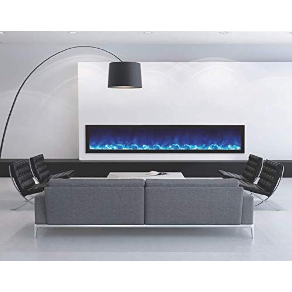 Amantii Panorama BI Series 88" Slim Smart Electric Fireplace | BI-88-SLIM-OD