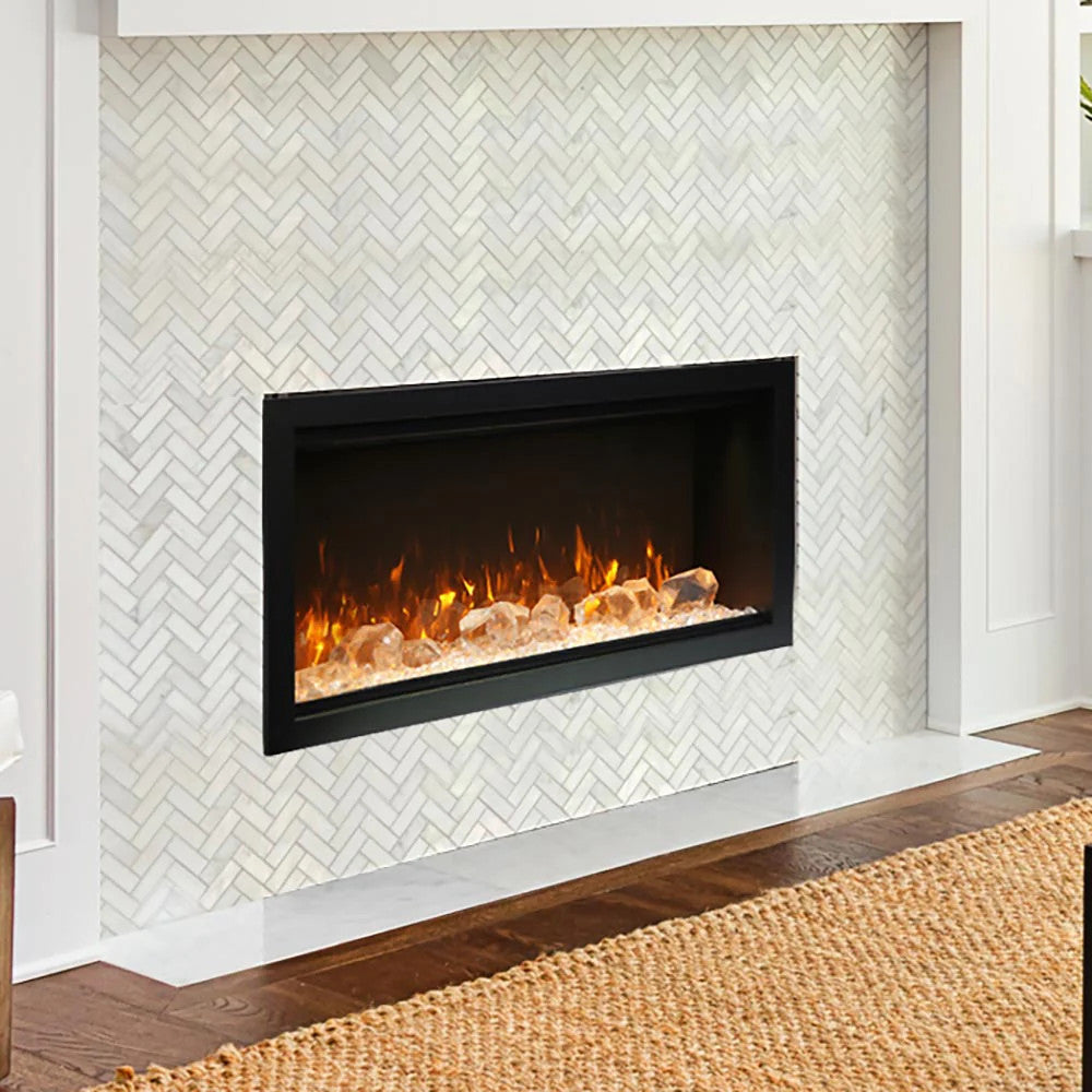 Amantii Symmetry XT Smart 34" Indoor/Outdoor Built-in Electric Fireplace | SYM-34-XT