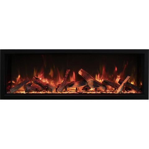 Image of Amantii Symmetry XT Smart 60" Indoor/Outdoor Built-in Electric Fireplace | SYM-60-XT