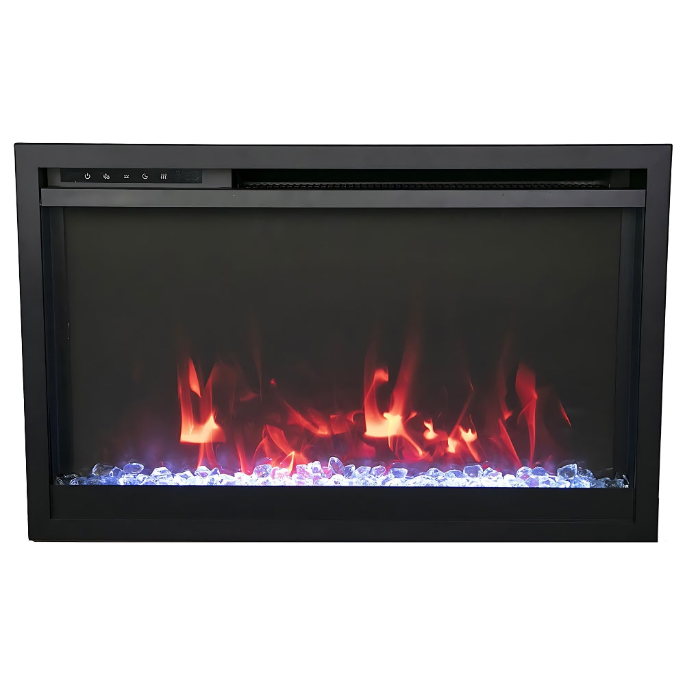 Amantii TRD Traditional Series 30" Xtra Slim Smart Electric Fireplace | TRD-30-XTRASLIM