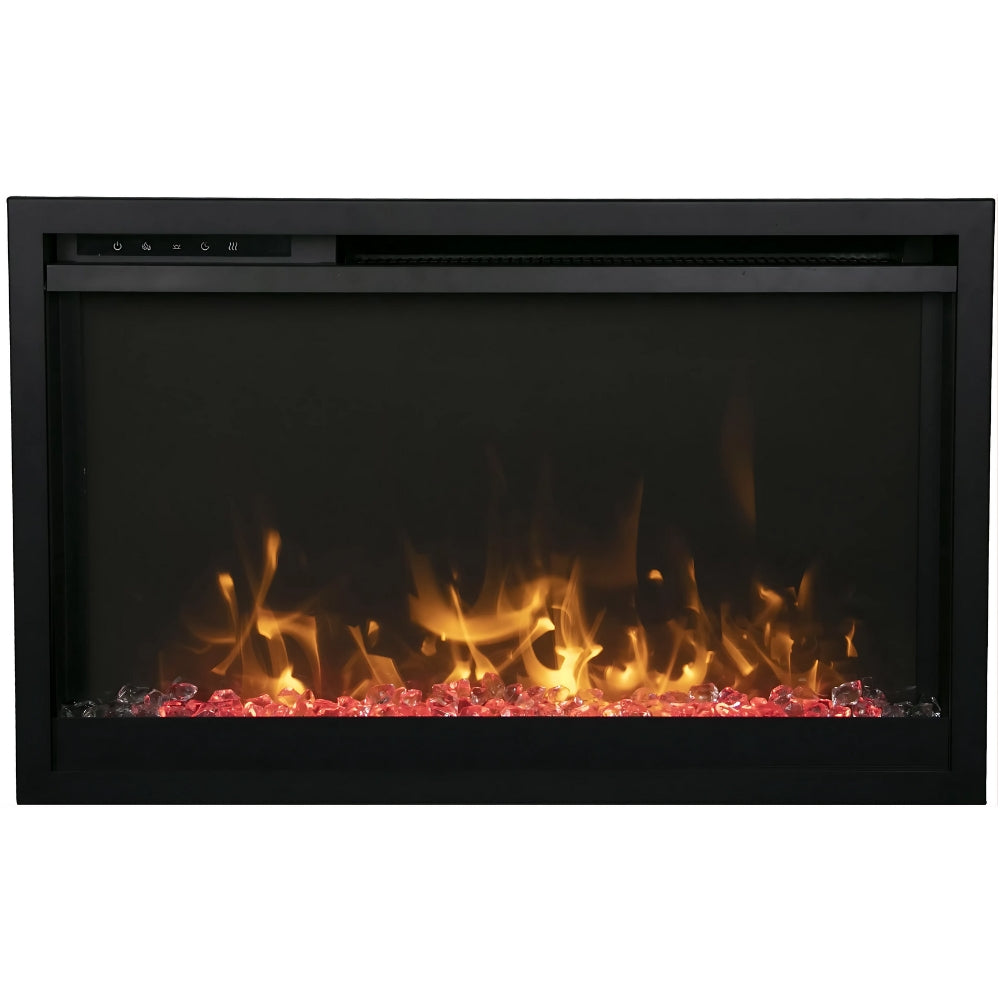 Amantii TRD Traditional Series 30" Xtra Slim Smart Electric Fireplace | TRD-30-XTRASLIM