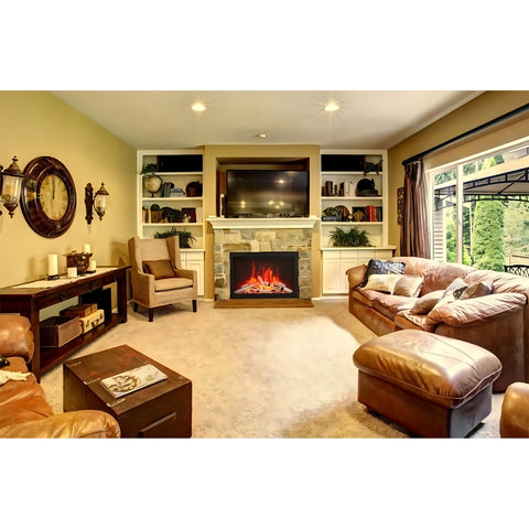 Amantii TRD Traditional Series 33" Smart Electric Fireplace | TRD-33