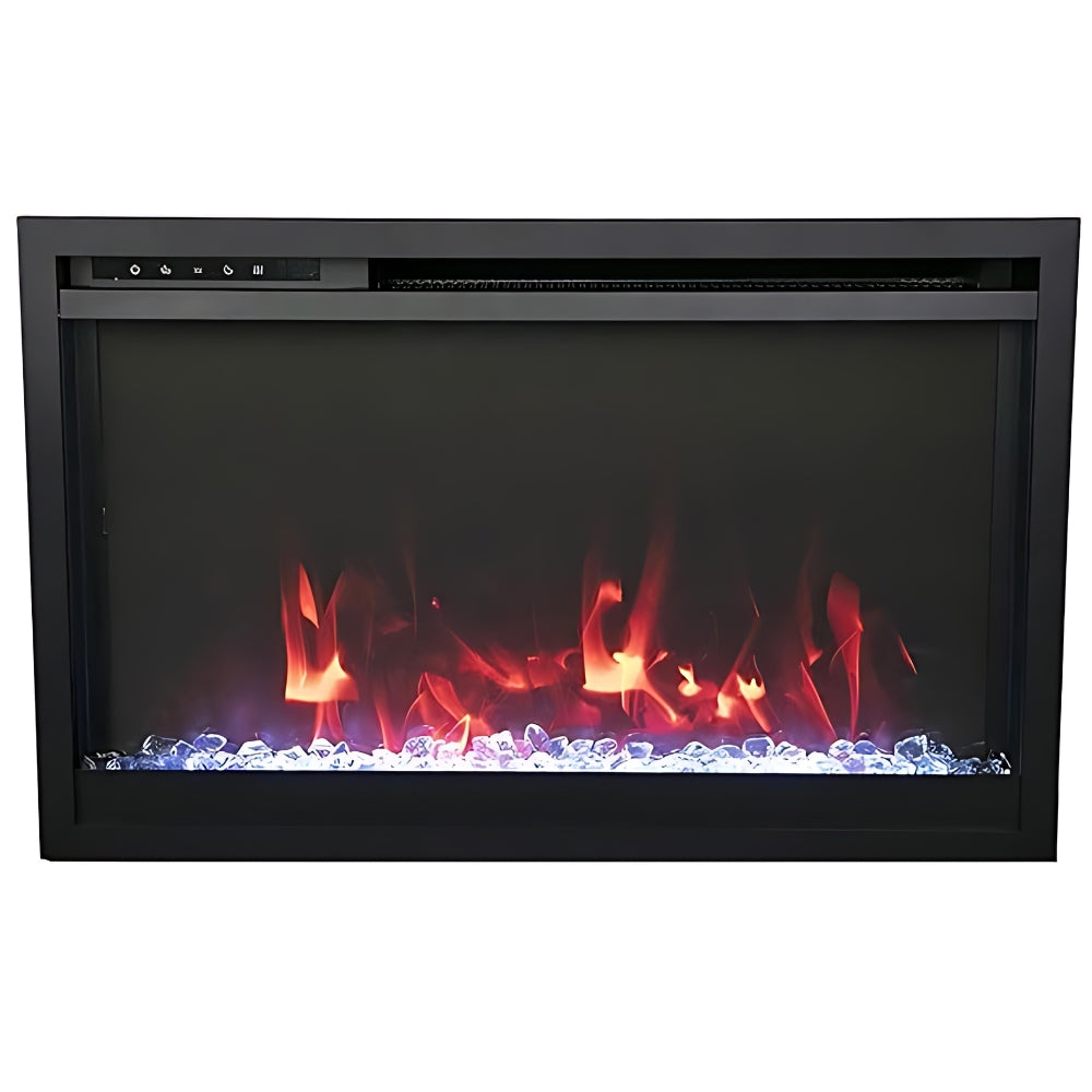 Amantii TRD Traditional Series 33" Xtra Slim Smart Electric Fireplace | TRD-33-XTRASLIM