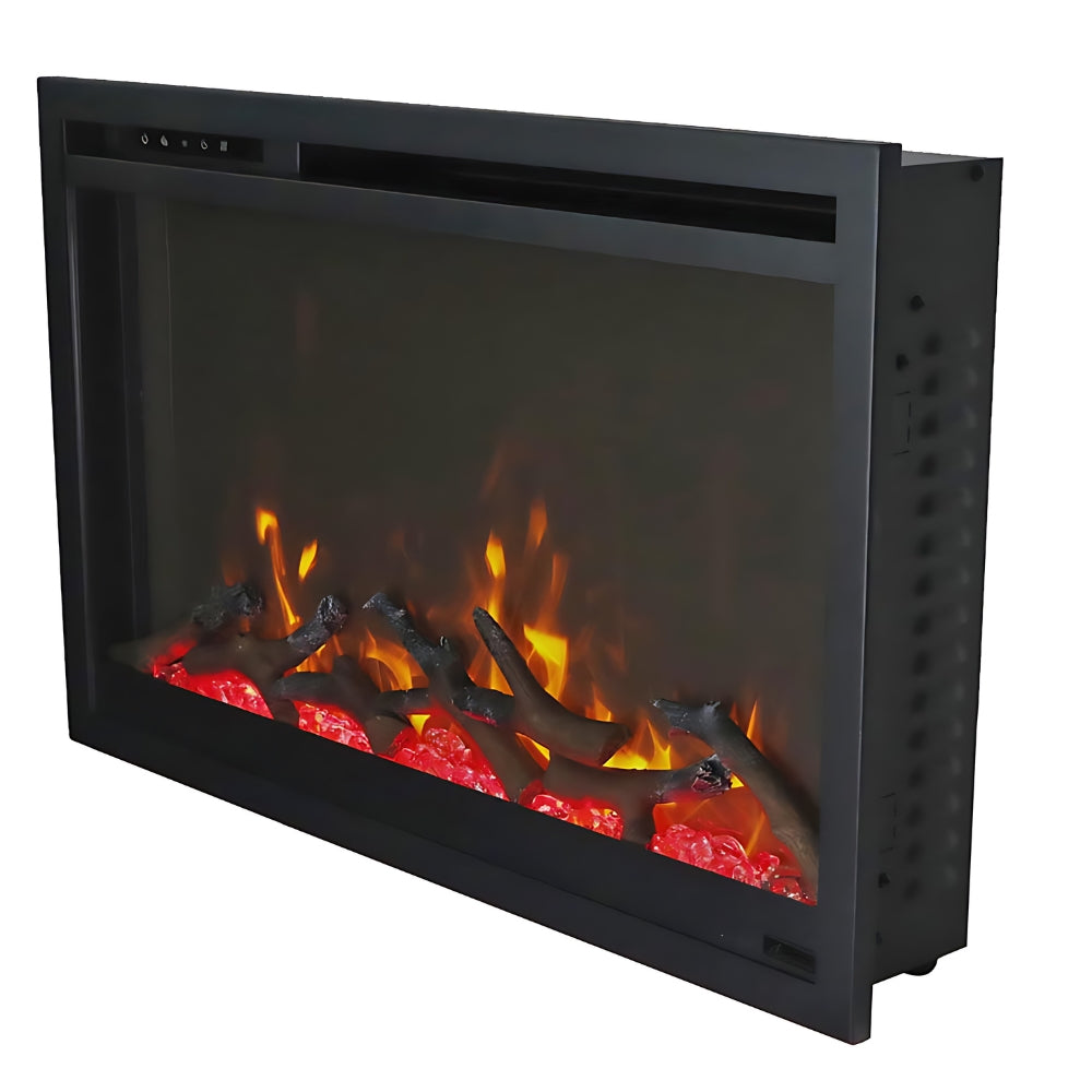 Amantii TRD Traditional Series 33" Xtra Slim Smart Electric Fireplace | TRD-33-XTRASLIM