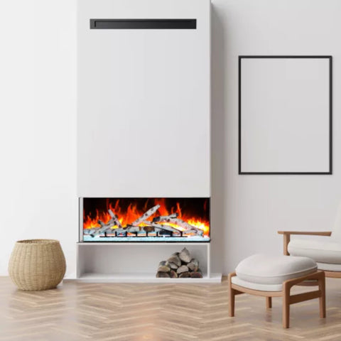 Amantii Tru View Bespoke 45" 3-Sided Built-in Electric Fireplace | TRV-45 BESPOKE