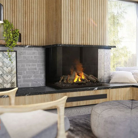 Image of Dimplex e-MatriX 39" Three-Sided Built-in Electric Firebox | FEF3226L3