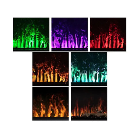 Image of Dimplex Opti-Myst® 66" Linear Wall-Mounted/Built-In Electric Fireplace | OLF66-AM