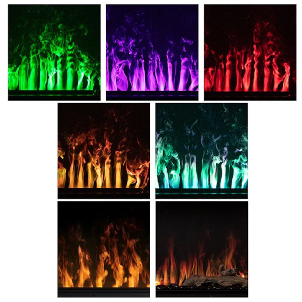 Dimplex Optimyst® 46" Linear Electric Fireplace With Acrylic Ice and Driftwood Media | OLF46-AM