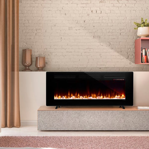 Image of Dimplex Sierra 48" Linear Wall-mounted/Built-in Electric Fireplace | SIL48