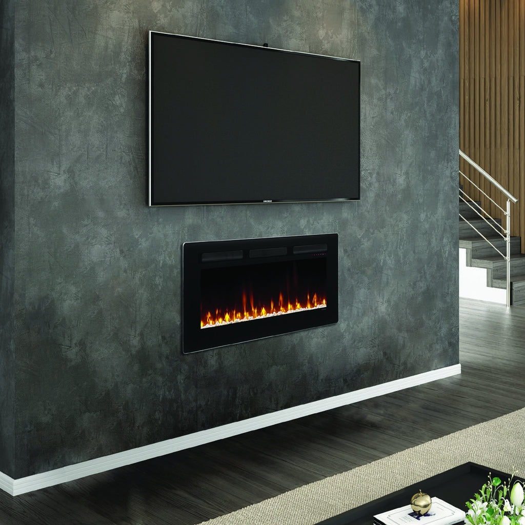 Dimplex Sierra 48" Linear Wall-mounted/Built-in Electric Fireplace | SIL48