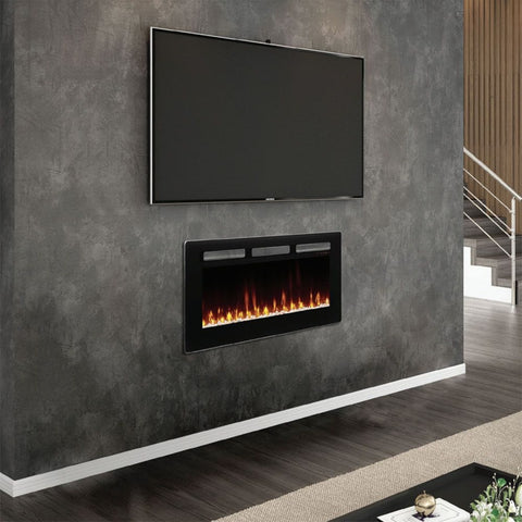 Image of Dimplex Sierra 60" Linear Wall-mounted/Built-in Electric Fireplace | SIL60