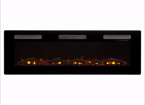 Image of Dimplex Sierra 60" Linear Wall-mounted/Built-in Electric Fireplace | SIL60