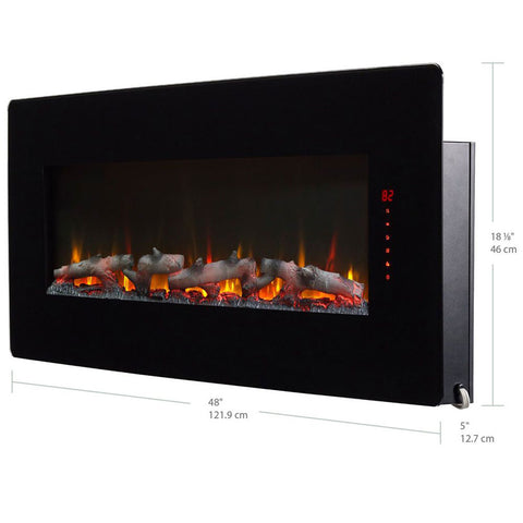 Dimplex Winslow 48" Linear Wall-mounted/Tabletop Built-in Fireplace | SWM4820