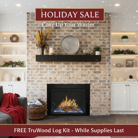 Image of Modern Flames Orion Traditional 26" Heliovision Virtual Built-in Electric Fireplace | OR26-TRAD