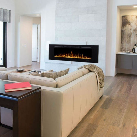 Image of Modern Flames Challenger 60" Built-in Wall Mount/Recessed Linear Electric Fireplace | CEF-60B