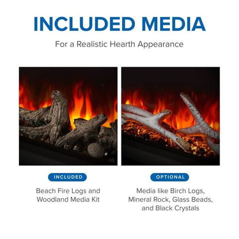 Image of Napoleon Astound FlexMount 62" Built-In Wall Mount Electric Fireplace | NEFL62AB