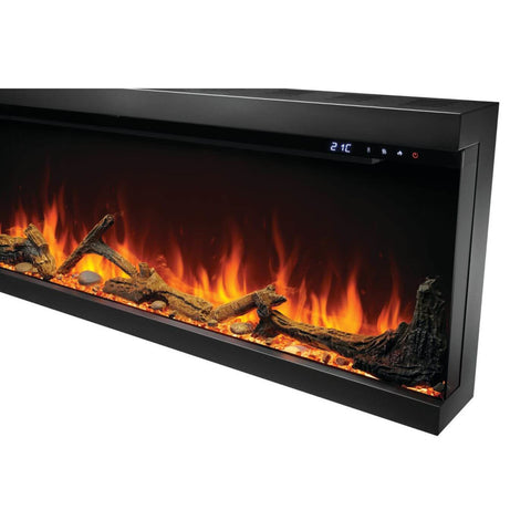 Image of Napoleon Astound FlexMount 74" Built-In Wall Mount Electric Fireplace | NEFL74AB