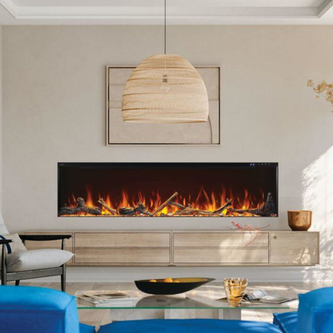 Image of Napoleon Astound FlexMount 74" Built-In Wall Mount Electric Fireplace | NEFL74AB