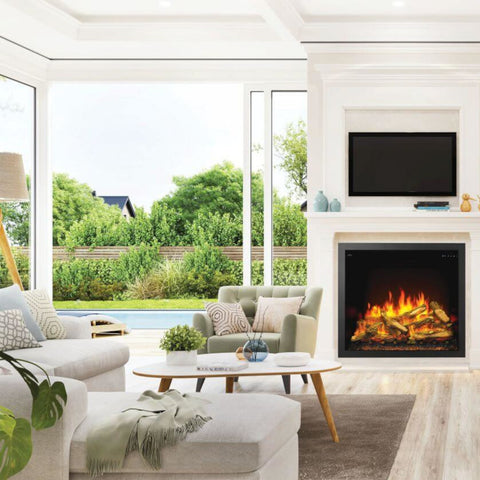 Image of Napoleon Elevation 36" Built-In Wall Mount Electric Fireplace | NEFB36H-MF