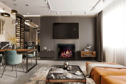 Image of Napoleon Elevation™ X 36 Electric Fireplace With LCD Enhancement | NEFB36LCD-MF